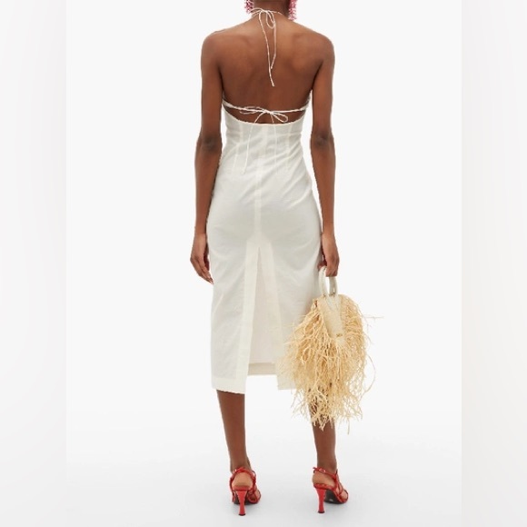 Jacquemus Bambino Halterneck Pleated Dress - Picture 3 of 7